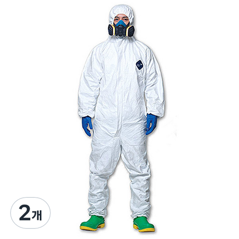 듀폰 TYVEK 400 보호복, 화이트, 2개