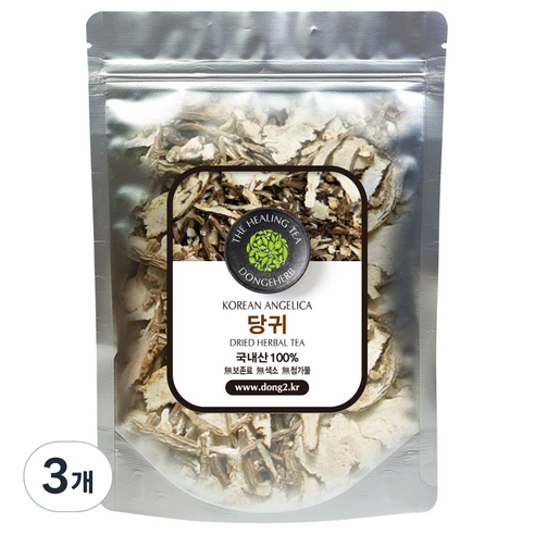 동이약초 국내산 참당귀, 250g, 3개