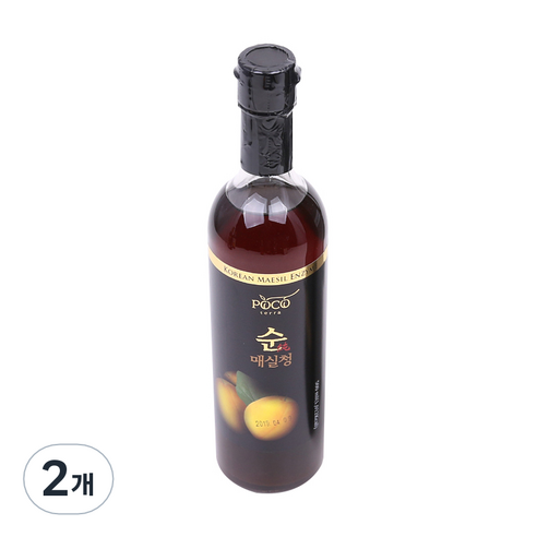 포코테라 순 매실청, 500ml, 2개