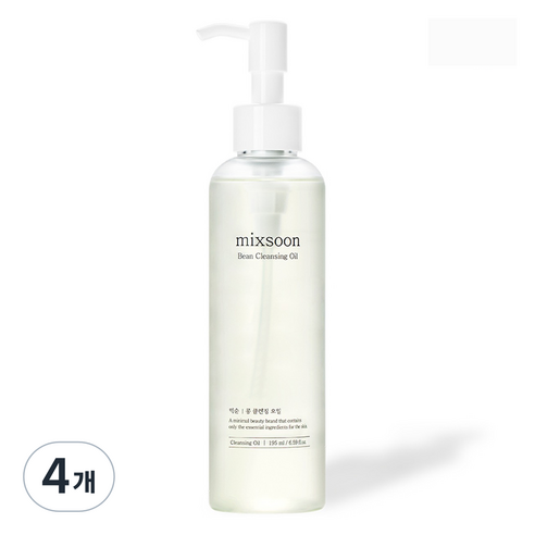 믹순 콩 클렌징 오일, 4개, 195ml