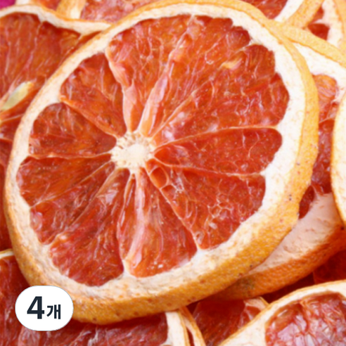 댈드 건조 과일칩 자몽, 50g, 4개