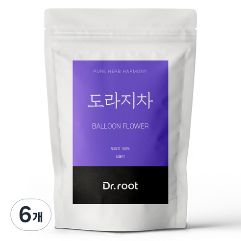 닥터루트 도라지 삼각티백 1.2g 1개 25개입, 6개