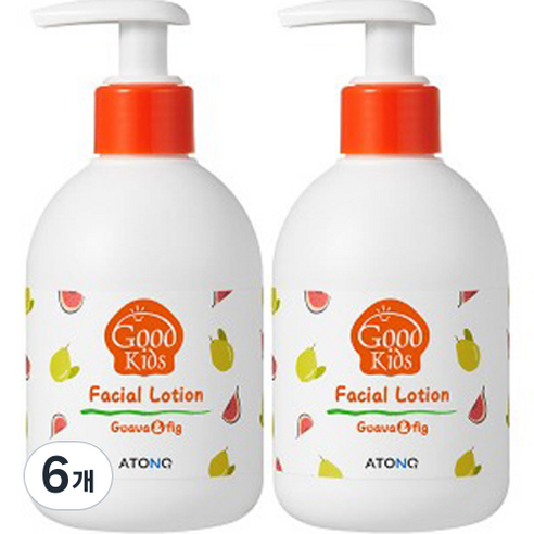 아토엔오투 유아용 굿 키즈 페이셜 로션, 250g, 6개