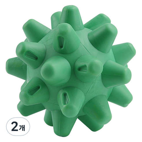 ACDI 3D 입체 실리콘 마사지 볼, 2개, 그린