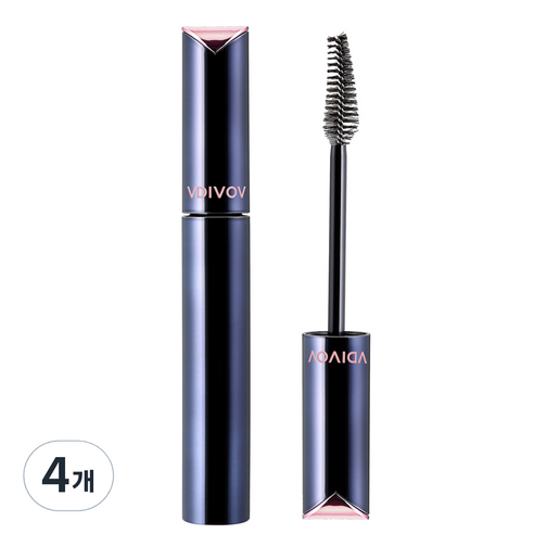 비디보브 아이컷 마스카라 8g, 02 롱앤볼륨, 4개