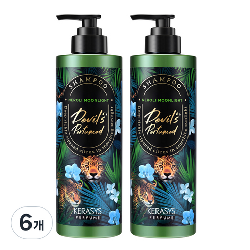 케라시스 데빌스 퍼퓸 시즌2 샴푸 네롤리 문라이트, 6개, 500ml