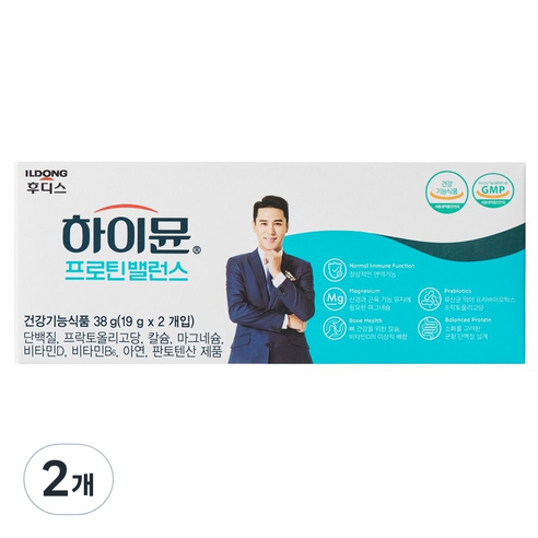 일동후디스 하이뮨 프로틴 밸런스 스틱 2p, 38g, 2개