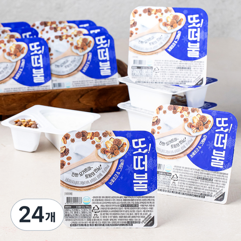 남양유업 또떠불 요거트 눈꽃초코 앤 그래놀라, 125g, 12개입, 2개