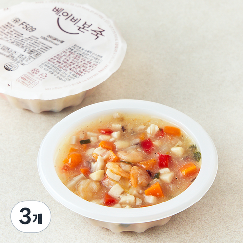베이비본죽 아이 팔보채, 100g, 3개