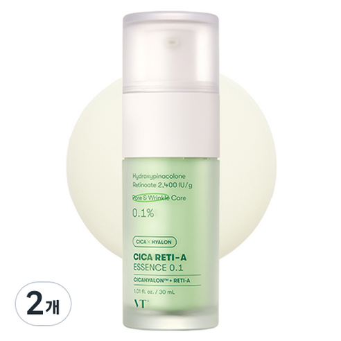 브이티코스메틱 시카 레티-에이 에센스 0.1, 30ml, 2개