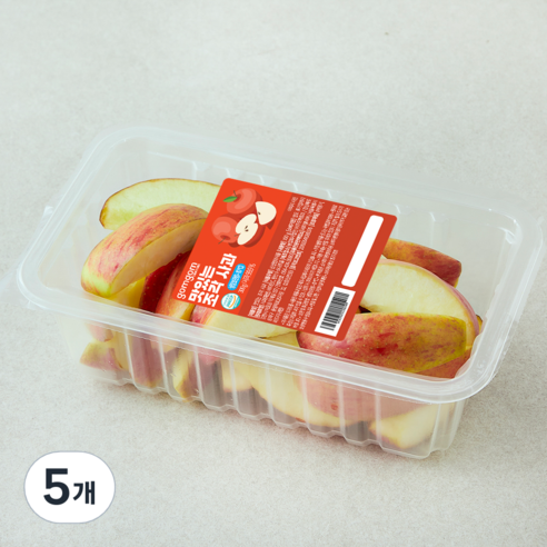 곰곰 맛있는 조각 사과, 300g, 5개