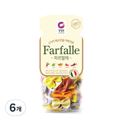 청정원 파르팔레, 200g, 6개