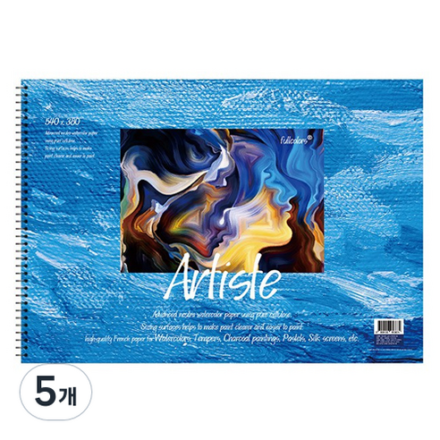 fullcolors 전문가용 스케치북 200g, 4절, 15매, 5개