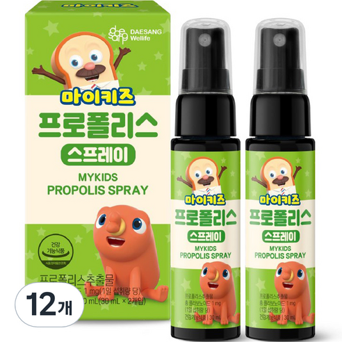 대상웰라이프 마이키즈 프로폴리스 스프레이, 30ml, 12개