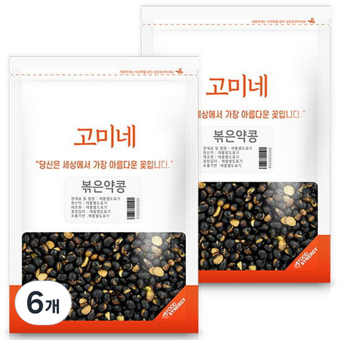고미네 볶은약콩, 100g, 6개