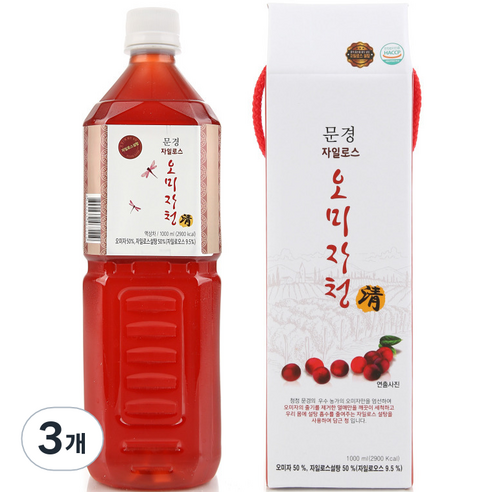 문경몰 프리미엄 오미자 자일로스 청, 1L, 1개입, 2개