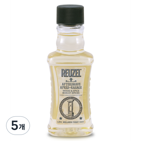 리우젤 에프터 쉐이브 스킨 우드향, 100ml, 5개