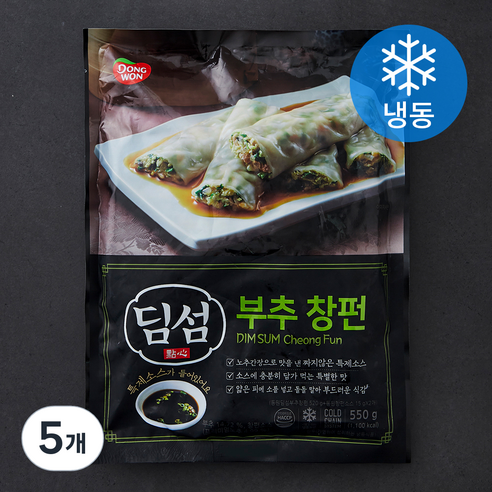 동원 딤섬 부추 창펀 (냉동), 550g, 5개