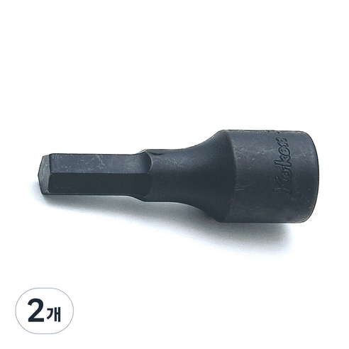 코켄 3/8SQ 육각 비트 소켓 3012A-62 6각 1/2 핸드용 62mm 일체형, 2개