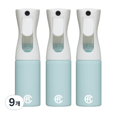 에어라파 미세 분무기 160ml, 그린, 9개