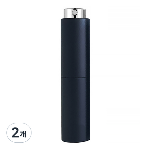 모던앳 롤링업 향수 스프레이 공병 8ml, 2개, 매트블랙