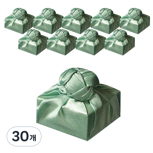 통샵 실크 홑 보자기 55 x 55 cm, 파스텔그린(662), 30개