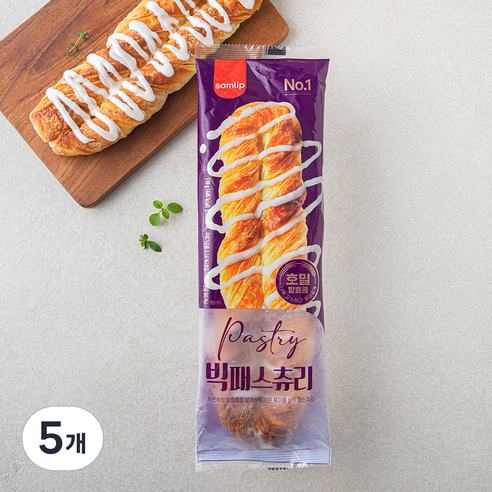 삼립 발효 빅패스츄리, 110g, 1개입, 5개