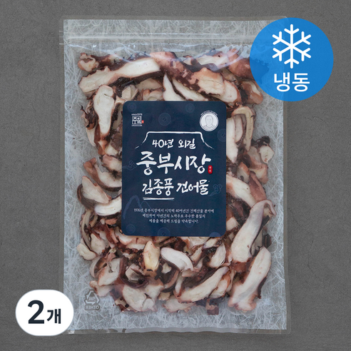 중부시장 김종풍 잘말린 오족 (냉동), 500g, 2개