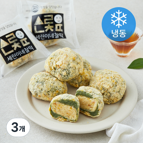 미담라이스 세린이네 찰떡 쑥렌틸버무리 (냉동), 420g, 3개