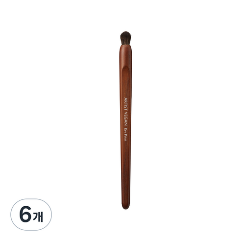 투쿨포스쿨 아티스트 비건 아이 포인트 브러쉬, 혼합색상, 6개