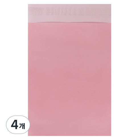 아이엔피 LDPE 택배봉투 연핑크 50p, 4개