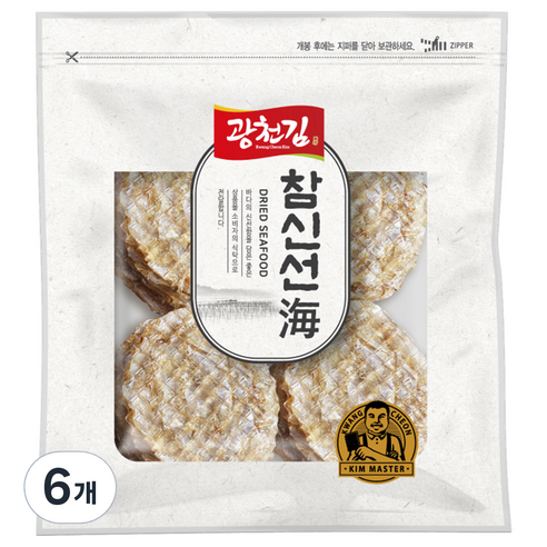 참신선해 쥐포, 6개, 200g