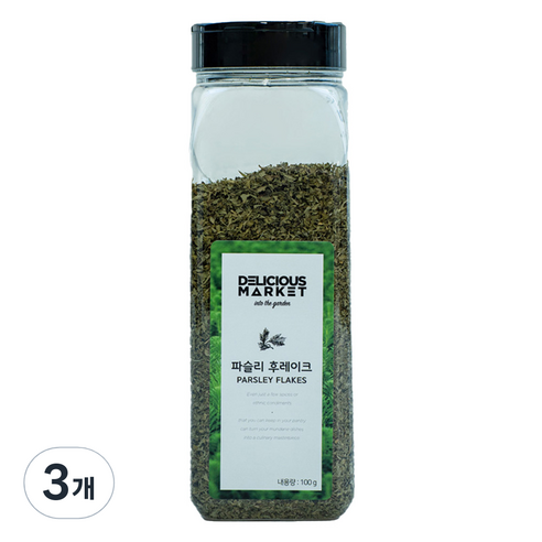 딜리셔스마켓 파슬리후레이크, 100g, 3개