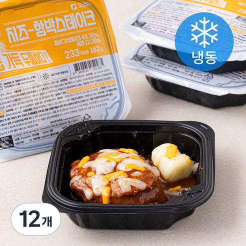 포르미 치즈 함박스테이크 (냉동), 162g, 12개