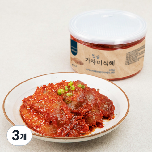 입술젓갈 가자미 식해, 400g, 3개