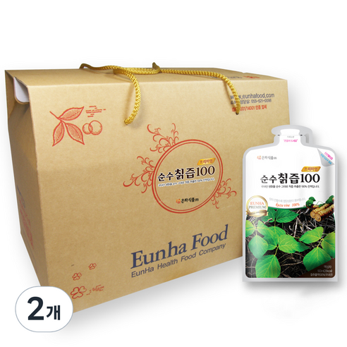 은하식품 순수칡즙100, 2개, 5L
