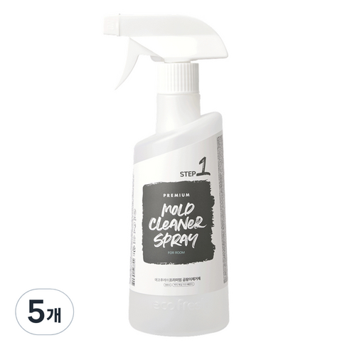 에코후레쉬 플러스 프리미엄 곰팡이 제거제, 5개, 500ml