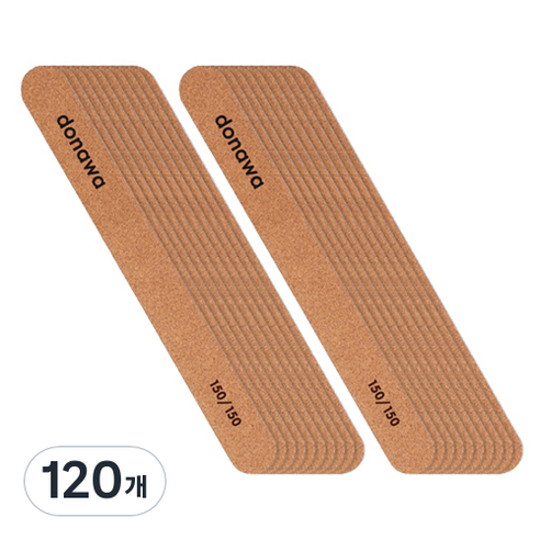 도나와 네일 우드파일 150 GRIT, 120개