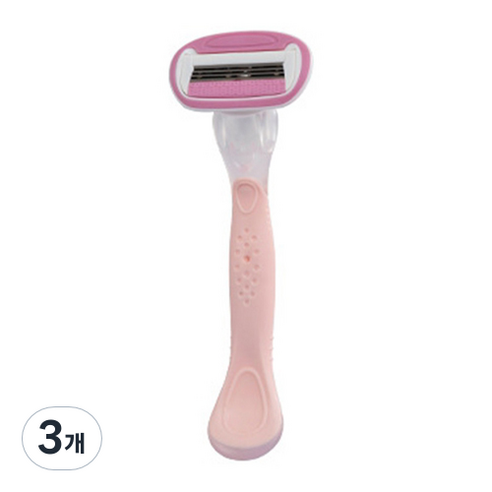 메디치트 여성용 4중날 블레이드 면도기, 3개, 1개입