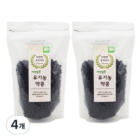 푸른들판 유기농 약콩, 500g, 4개