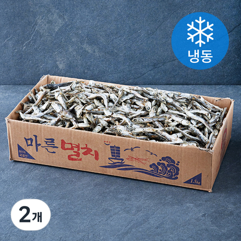 이어수산 국물용 멸치 중품(냉동), 1.5kg, 2개
