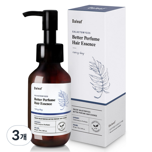 달리프 갈락토미세스 베러 퍼퓸 헤어 에센스 레이니데이향, 90ml, 3개