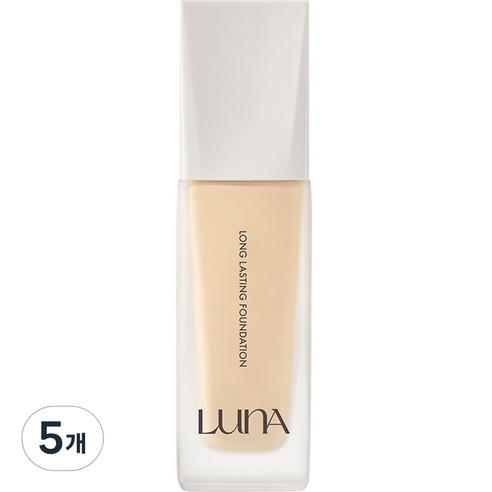 루나 롱래스팅 파운데이션 30ml, 21호 바닐라, 5개