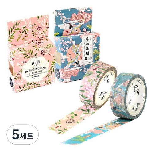 라이프포인트 마스킹 테이프 세트, S1012, S1021, 5세트