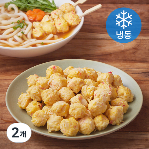 지엔씨푸드 랍스타향 피쉬볼 (냉동), 500g, 2개