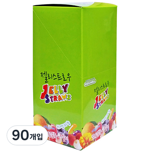 젤리젤리 젤리 스트로우, 19.3g, 90개입
