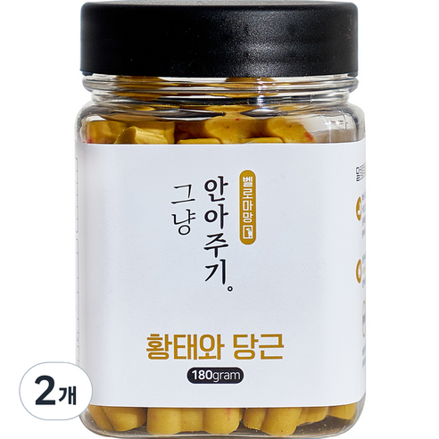 벨로마망 강아지 수제간식 노즈워크 트릿 져키, 황태와 당근, 180g, 2개