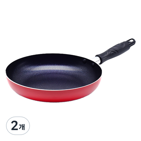 유진 토스코 4중 코팅 베이직 프라이팬, 22cm, 2개