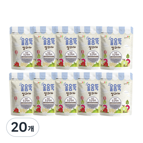 쌀과자마을 울음뚝 과자, 동글흑미, 20개, 30g