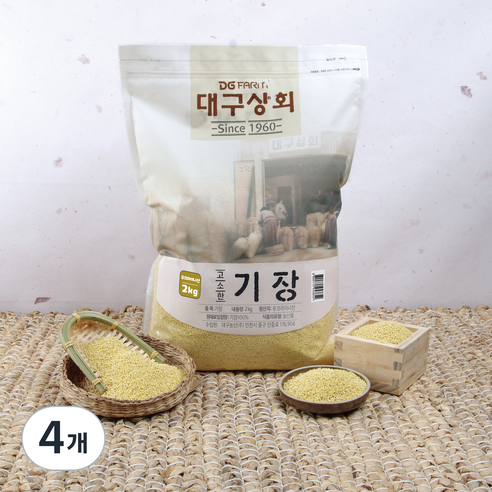 대구상회 고소한 기장, 2kg, 4개